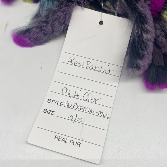 Rex Rabbit Fur Shawl/Scarf - Picture 3 of 6